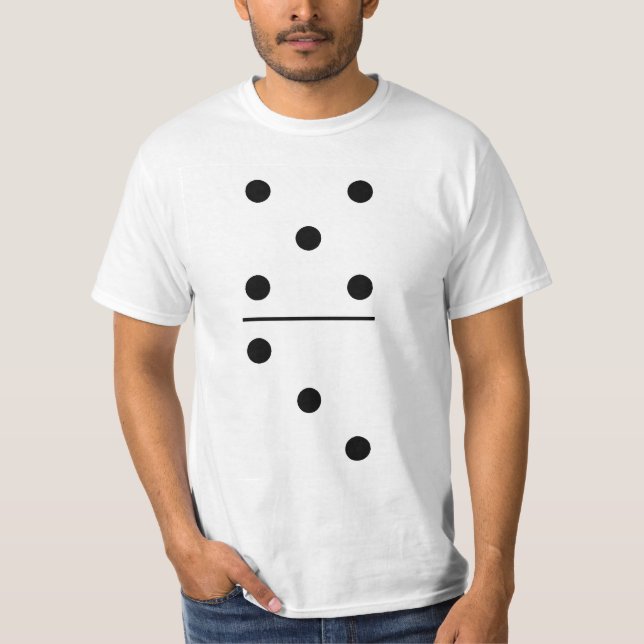 Gruppdräkt för domino 5-3 tee shirt (Framsida)