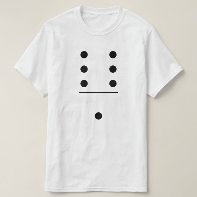 Gruppdräkt för domino 6-1 t shirt (Design framsida)
