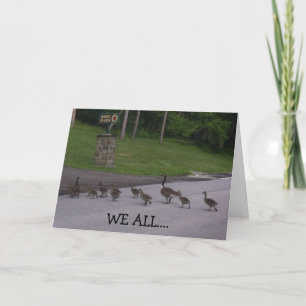GRUPPEN ANKA QUACK DU GRATTIS PÅ FÖDELSEDAGEN GRUP KORT