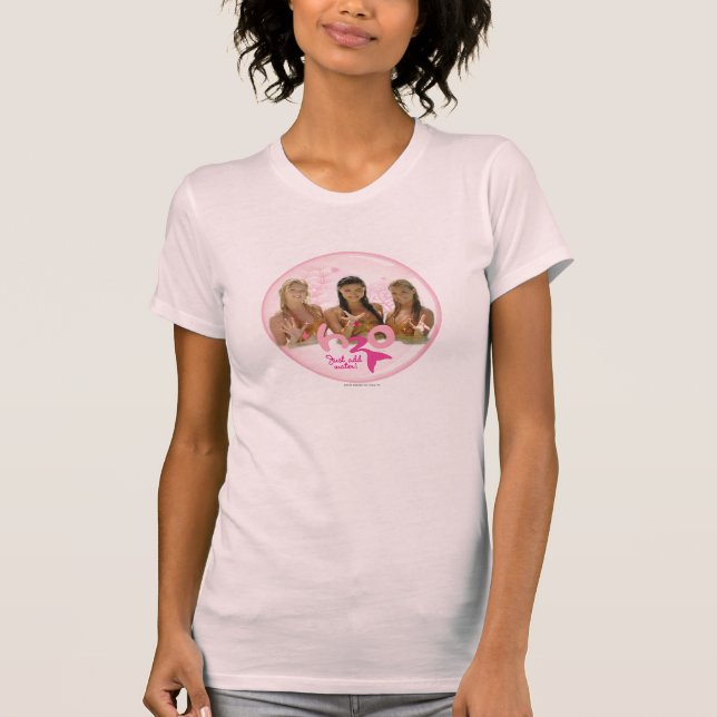 Gruppen i rosor bubblar tee shirt (Framsida)