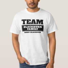 Gruppens svarta personlig-shirt tee