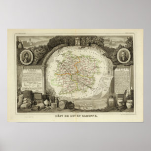Gruppera och Garonne Poster