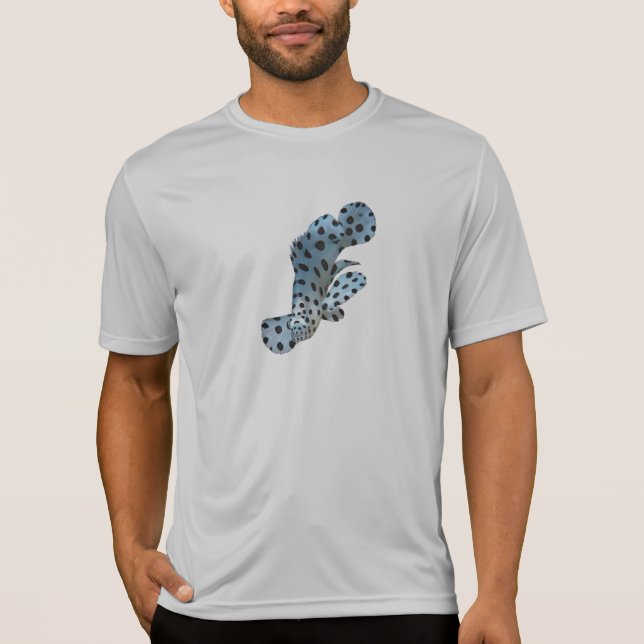 Grupperare - Abstrakt design - Klipp ut ur ett fot T Shirt (Framsida)