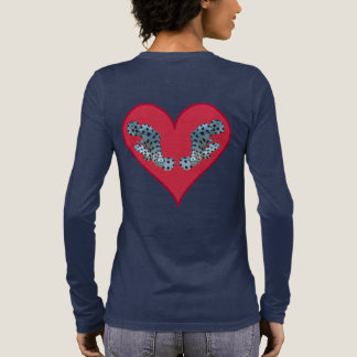 Grupperingstvillingar i ett rött hjärta - Illustra T Shirt