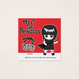 Gruppinbjudan Fyrkantigt Visitkort