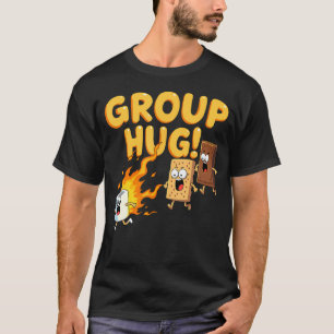 Gruppknuff Smores Camping Grillning T Shirt