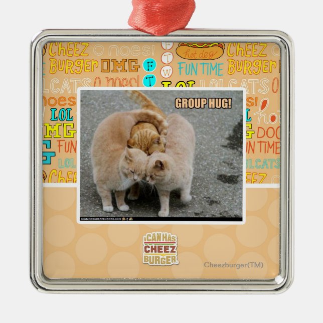 gruppkram julgransprydnad metall (Framsidan)