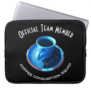 Gruppmedlem för kaffeförbrukningsSquad Laptop Fodral