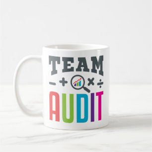 Grupprevisor för granskning av teamrevisor kaffemugg