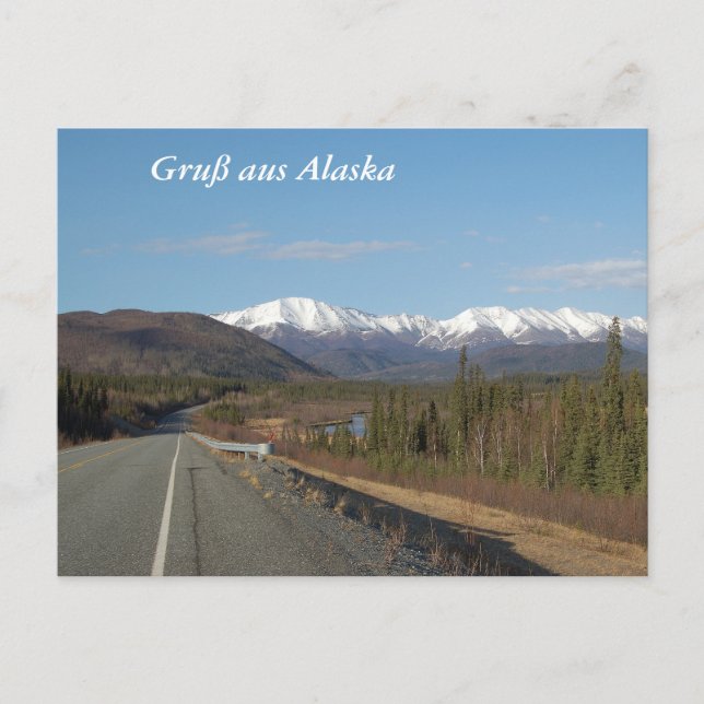 Gruß aus Alaska Vykort (Framsida)