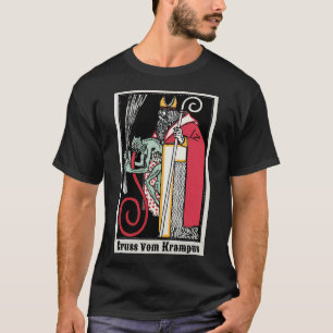 Gruss Vom Krampus Hälsning från juldemon T Shirt