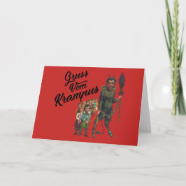 GRUSS VOM KRAMPUS HELGKORT