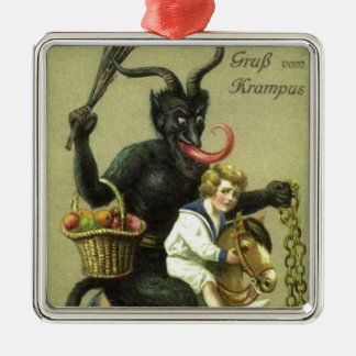 Gruss Vom Krampus Julgransprydnad Metall