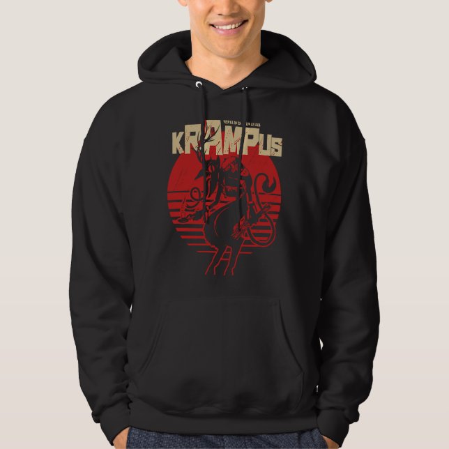 Gruss Vom Krampus Merry christmas Hoodie (Framsida)