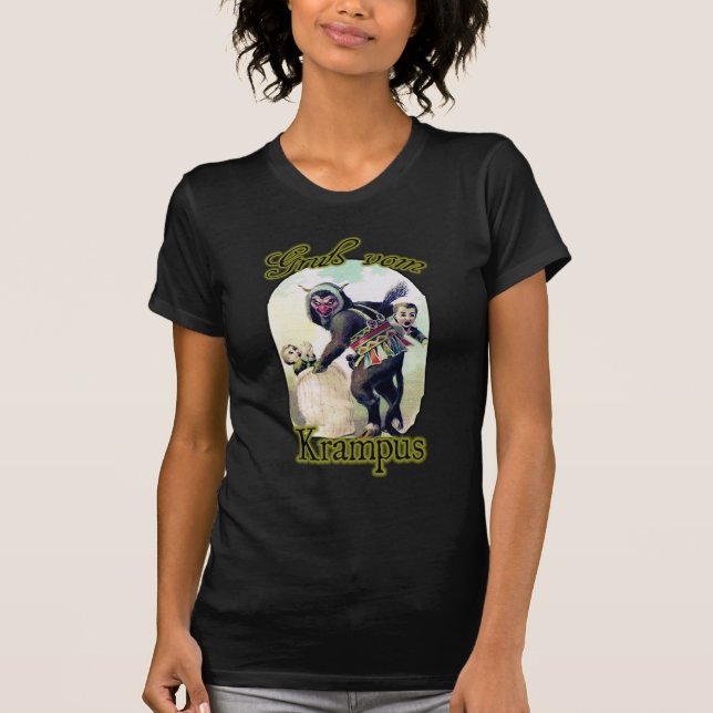 Gruß vom Krampus T-shirt (Framsida)