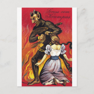 Gruss Vom Krampus Vykort