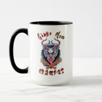 Grüße Vom Krampus Yule Djävulen December Krampunac