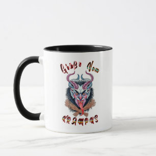 Grüße Vom Krampus Yule Djävulen December Krampunac Mugg