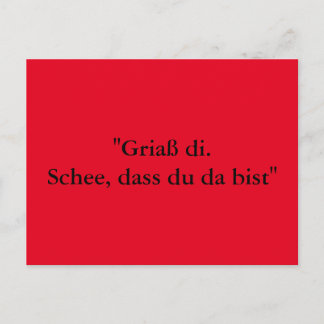 Grußkarte aus Bayern Vykort