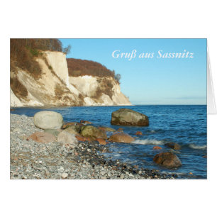 Grußkarte Gruß aus Sassnitz Hälsningskort