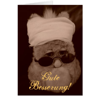 Grusskarte "Gute Besserung!" Hälsningskort