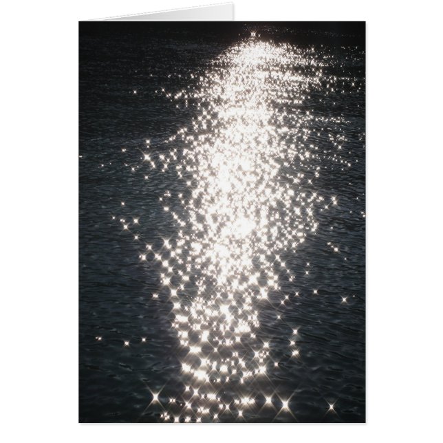 Grusskarte kleine Lichtsternchen Hälsningskort (Framsidan)