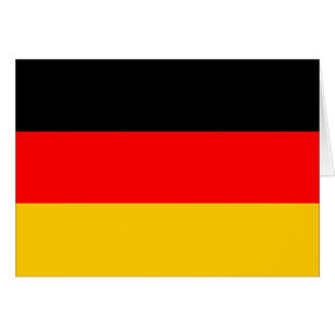 Grußkarte mit Deutschland Fahne Hälsningskort