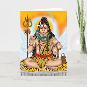 Grußkort för Lord Shiva Kort