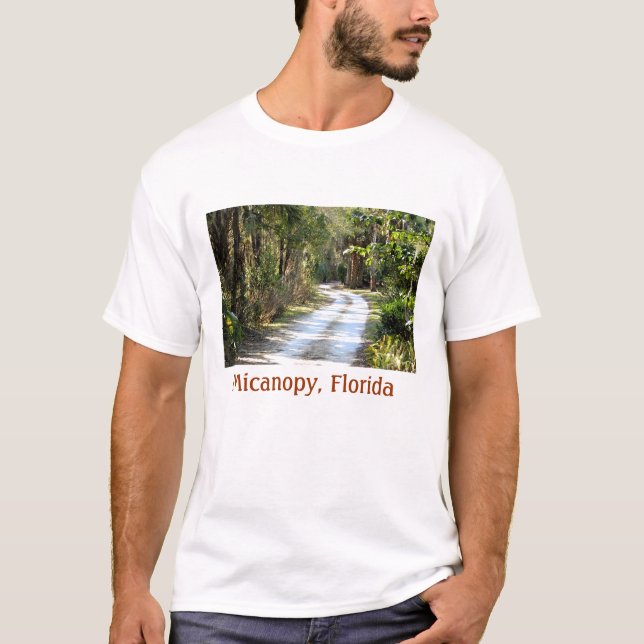 Grusväg i Micanopy, Florida Tee Shirt (Framsida)