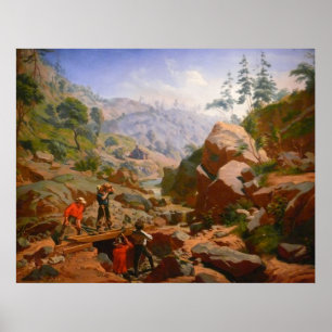 Gruvarbetare i Sierrorna - 1851/1852 Poster