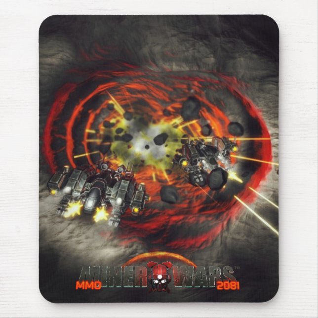 Gruvarbetaren kriger Mousepad - klassiker Musmatta (Framsidan)
