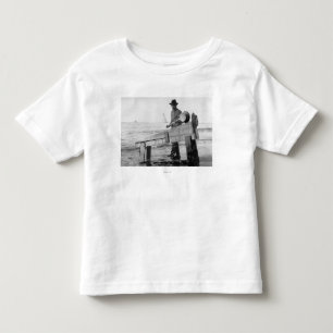 Gruvarbetaretvagningguld i Alaska fotograferar T-shirt