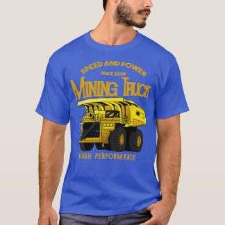 Gruvdrift Lastbil Vintage T Shirt