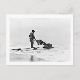 Gruvdrift på strö i Nome, Alaska-foto Vykort