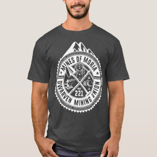 Gruvor från Moria Dwarven Mining Union T Shirt
