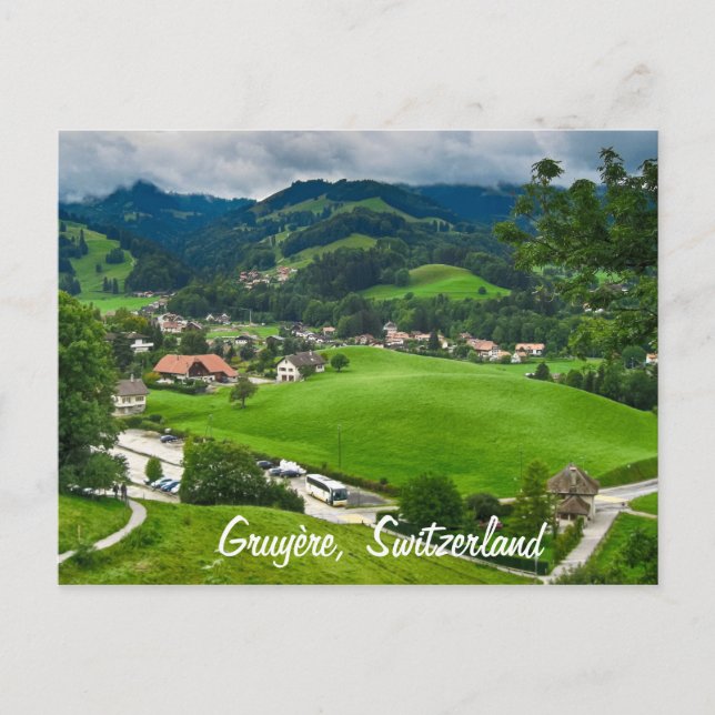 Gruyère Schweiz vykort (Framsida)