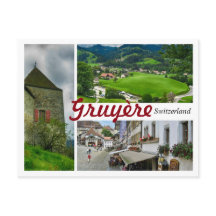 Gruyère Schweiz vykort
