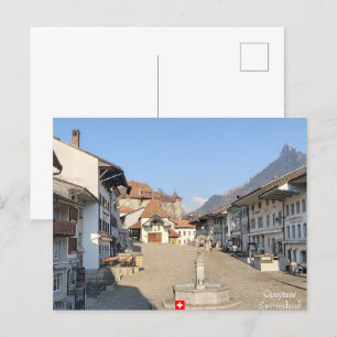 Gruyères, Schweiz vykort