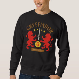 GRYFFINDOR™ House Dubbel Lejon Svärd Grafik Lång Ärmad Tröja