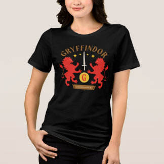 GRYFFINDOR™ House Dubbel Lejon Svärd Grafik T Shirt