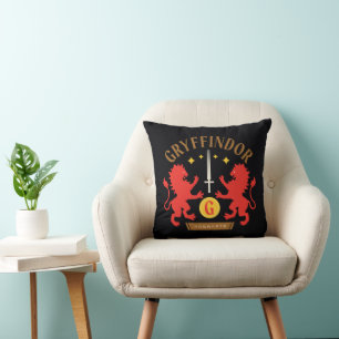 GRYFFINDOR™ Hus Dubbel Lejon Svärd Grafik Kudde