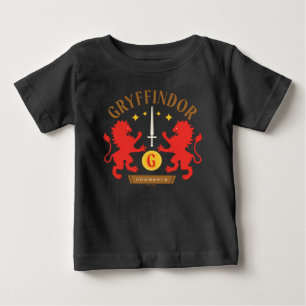 GRYFFINDOR™ Hus Dubbel Lejon Svärd Grafik T Shirt