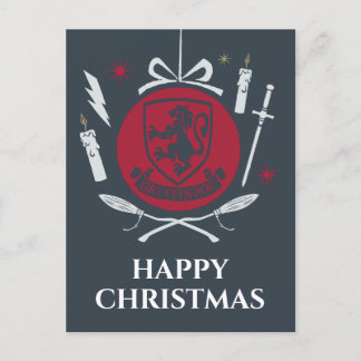 GRYFFINDOR™ Julgransprydnad Grafik Helg Vykort