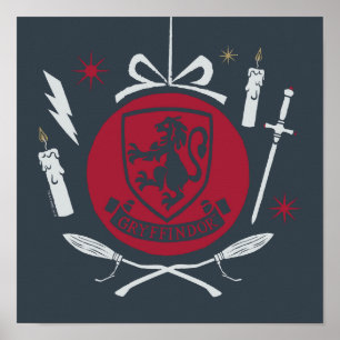GRYFFINDOR™ Julpynt Grafik Poster