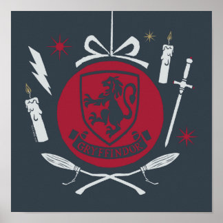 GRYFFINDOR™ Julpynt Grafik Poster