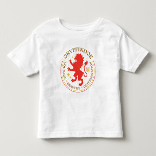 GRYFFINDOR™ Röd Lejon Hus Stolt Badge T Shirt