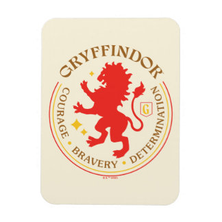 GRYFFINDOR™ Röd Lejon Hus Stolt Märke Magnet
