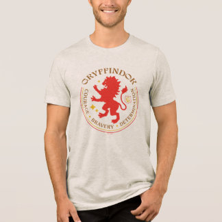 GRYFFINDOR™ Röd Lejon Hus Stolthet Badge T Shirt