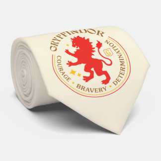 GRYFFINDOR™ Röd Lejonhus Stolt Märke Slips