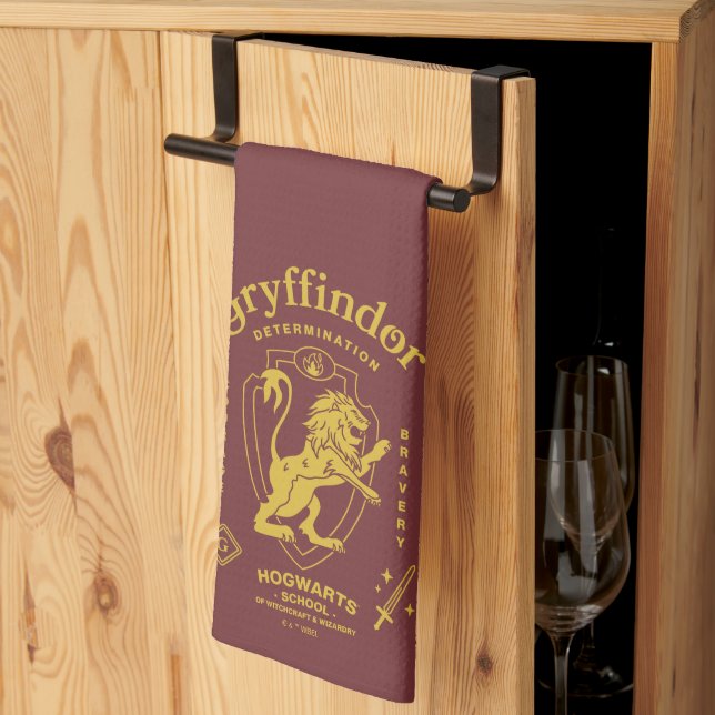 GRYFFINDOR™ Utslutelse Mod Mod Crest Kökshandduk (Thirds Fold)